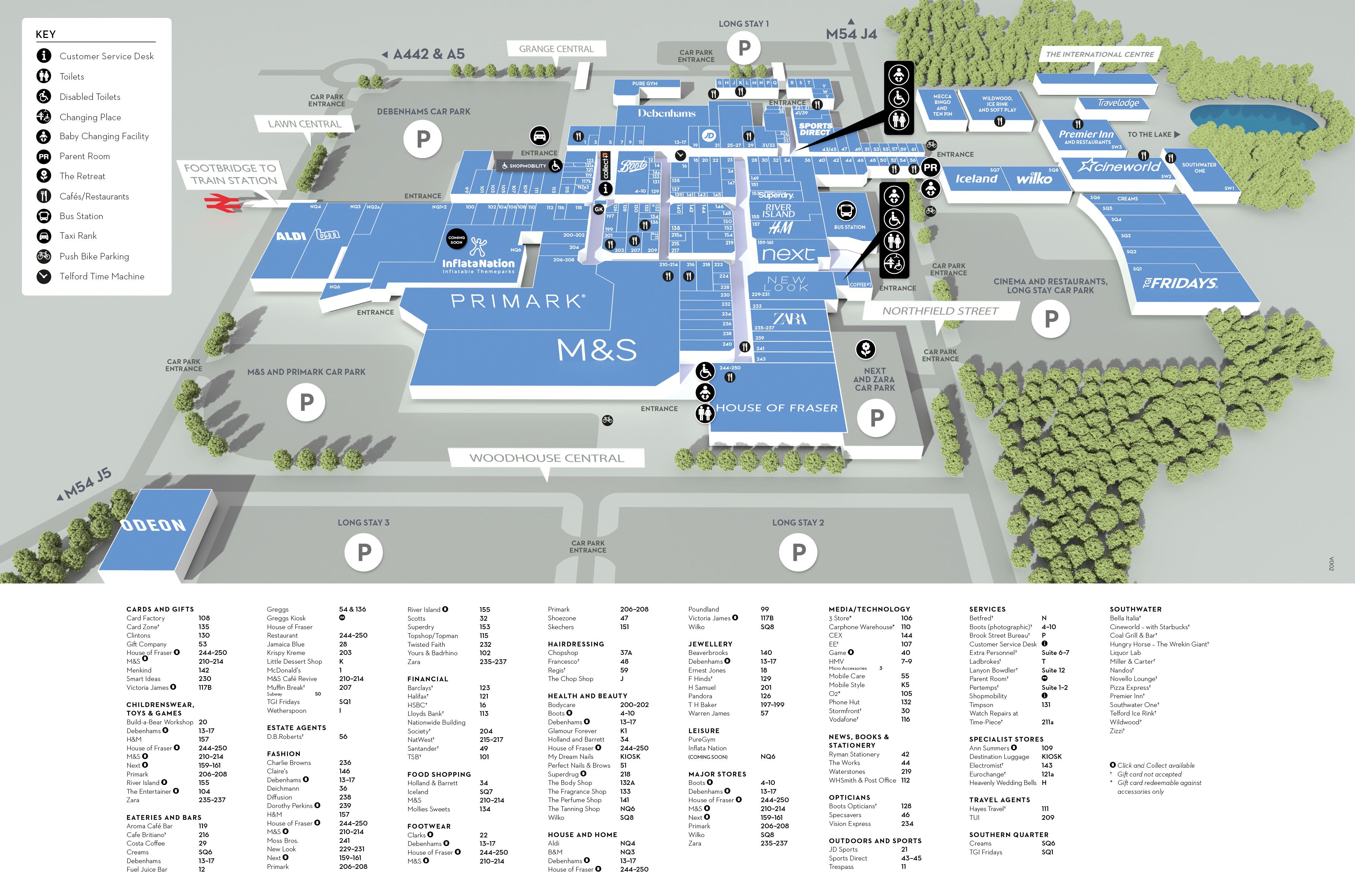 Merry Hill Shopping Centre Map